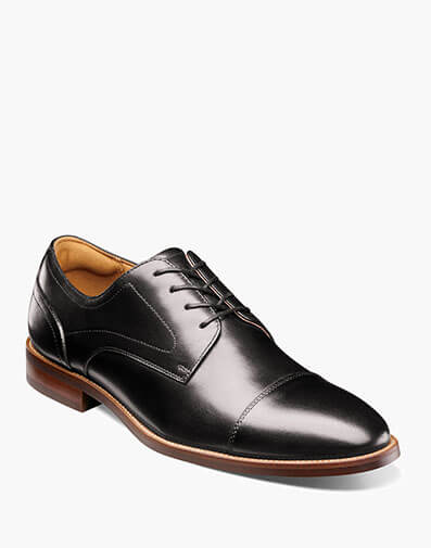 Rucci Cap Toe Oxford in Black for $180.00 dollars.