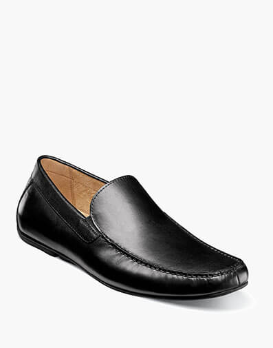 Talladega Venetian Moc Toe Driver in Black for $160.00 dollars.