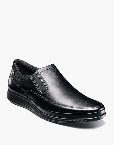 Motion Moc Toe Slip On in Black for $180.00 dollars.