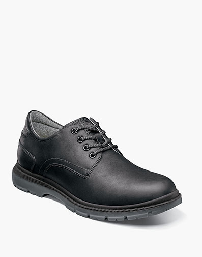 Lookout Plain Toe Oxford in Black Waxy for $180.00 dollars.