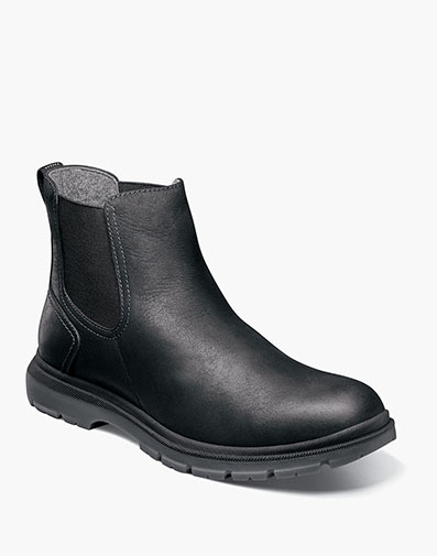 Lookout Plain Toe Gore Boot in Black Waxy for $200.00 dollars.