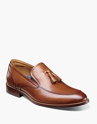 Rucci Moc Toe Tassel Loafer in Cognac for $180.00 dollars.