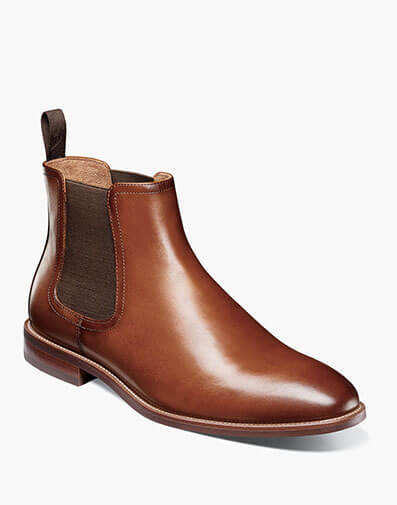 Rucci Plain Toe Gore Boot in Cognac for $200.00 dollars.