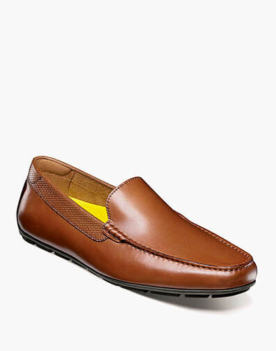 Motor Moc Toe Venetian Driver in Cognac for $160.00 dollars.