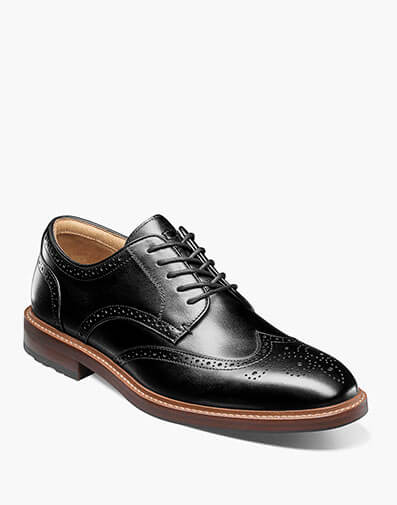 Anthem Wingtip Oxford in Black for $180.00 dollars.