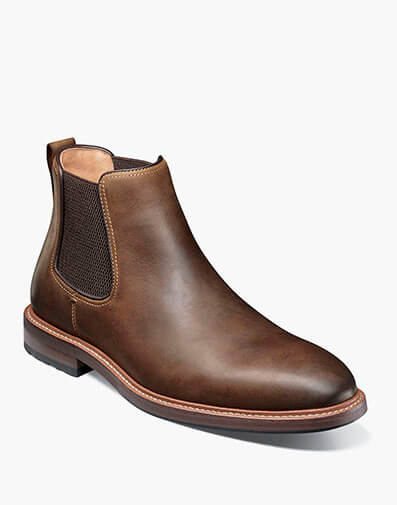 Anthem Plain Toe Chelsea Boot in Brown CH for $190.00 dollars.