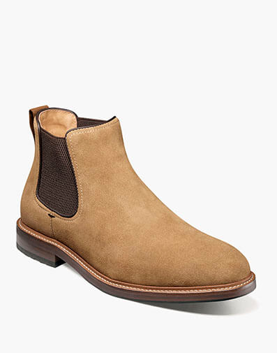Anthem Plain Toe Chelsea Boot in Mocha for $190.00 dollars.