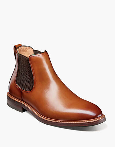 Anthem Plain Toe Chelsea Boot in Saddle Tan for $190.00 dollars.