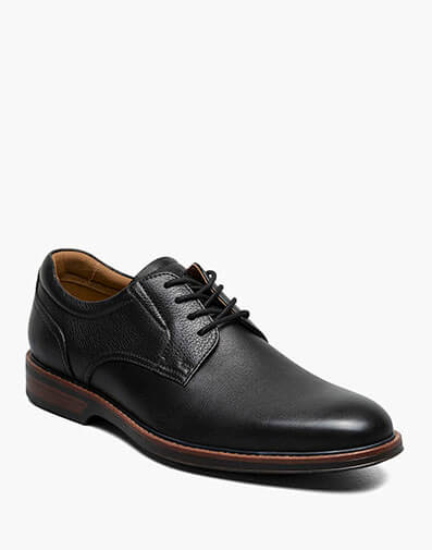 Traveler Plain Toe Oxford in Black for $175.00 dollars.