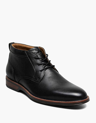 Traveler Plain Toe Chukka Boot in Black for $190.00 dollars.
