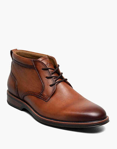 Traveler Plain Toe Chukka Boot in Cognac for $190.00 dollars.