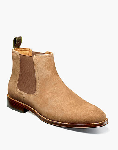 Rucci Lug Plain Toe Chelsea Boot in Sand for $190.00 dollars.