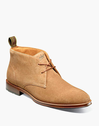 Rucci Lug Plain Toe Chukka Boot in Sand for $190.00 dollars.