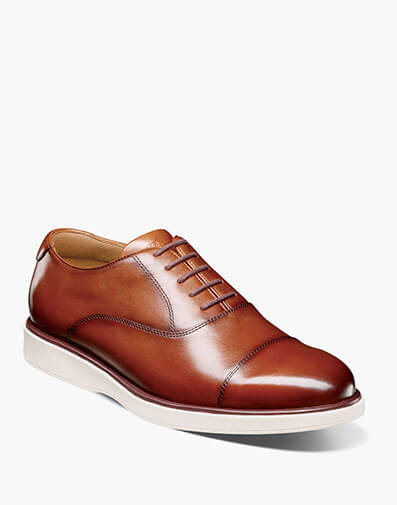 Avenue Cap Toe Oxford in Cognac Multi for $185.00 dollars.