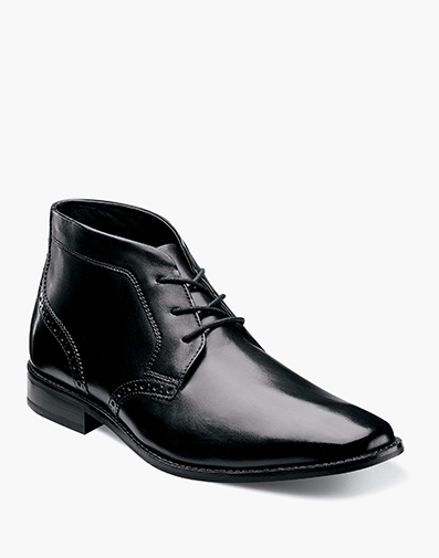 Castellano Plain Toe Chukka Boot in Black for $149.90 dollars.