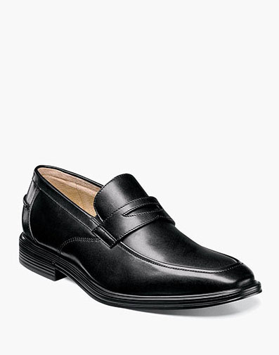 Heights Moc Toe Penny Loafer in Black for $180.00 dollars.
