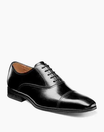 Corbetta Cap Toe Oxford in Black for $170.00 dollars.