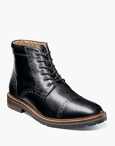 Estabrook Cap Toe Boot in Black for $143.90 dollars.