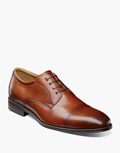 Amelio Cap Toe Oxford in Cognac for $160.00 dollars.