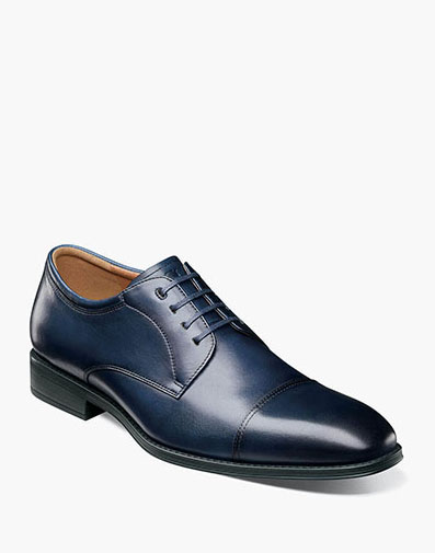 Amelio Cap Toe Oxford Navy