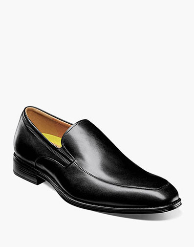 Amelio Moc Toe Venetian Slip On in Black for $160.00 dollars.