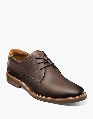 Highland Plain Toe Oxford in Brown CH for $160.00 dollars.