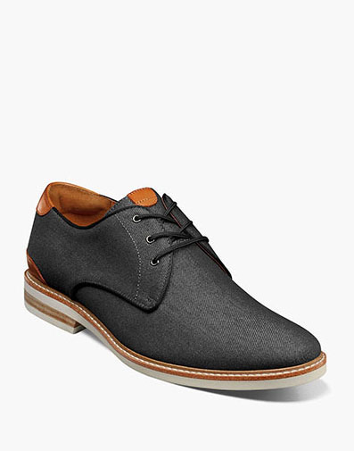 Highland Canvas Plain Toe Oxford in Black for $145.00 dollars.
