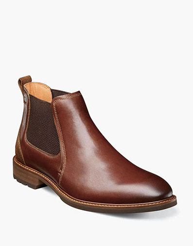 Lodge Plain Toe Gore Boot in Chestnut for $190.00 dollars.