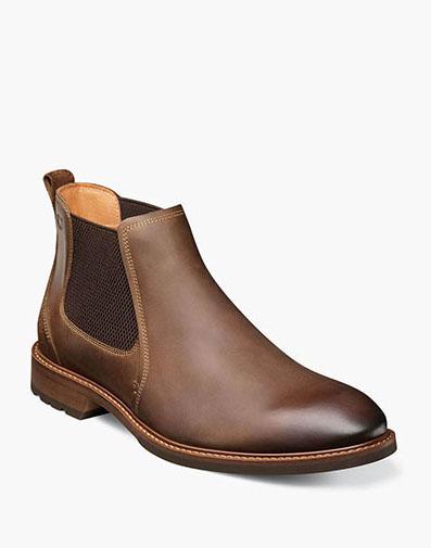 Lodge Plain Toe Gore Boot in Brown CH for $190.00 dollars.