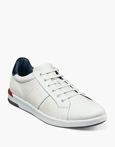 Crossover Lace To Toe Sneaker in White for $160.00 dollars.