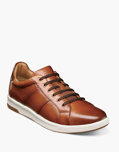 Crossover Lace To Toe Sneaker in Cognac for $155.00 dollars.