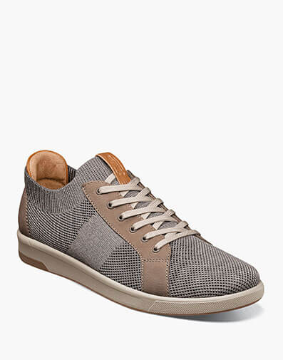 Crossover Knit Lace To Toe Sneaker in Stone for $135.00 dollars.