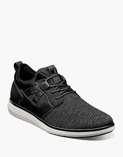 Venture Knit Plain Toe Lace Up Sneaker in Black for $150.00 dollars.
