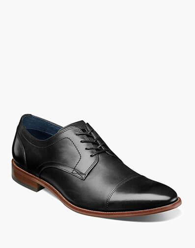 Flex Cap Toe Oxford in Black for $170.00 dollars.