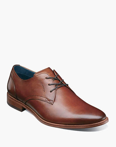 Flex Plain Toe Oxford in Cognac for $170.00 dollars.