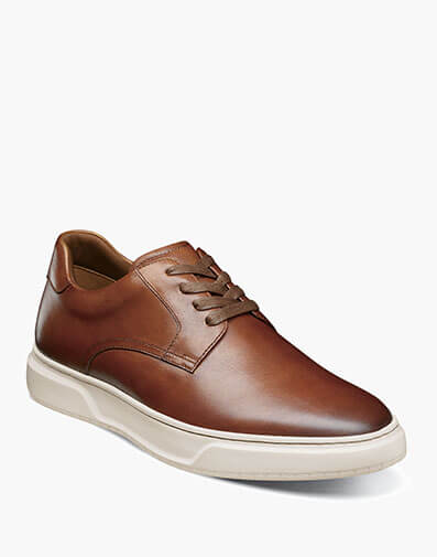 Premier Plain Toe Lace Up Sneaker in Cognac for $155.00 dollars.