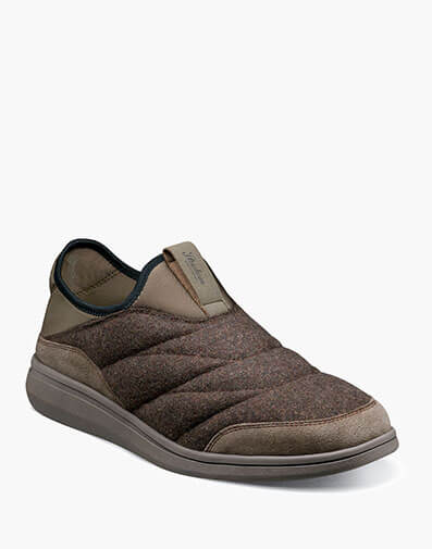 Java Wool Moc Toe Slip On in Brown for $100.00 dollars.