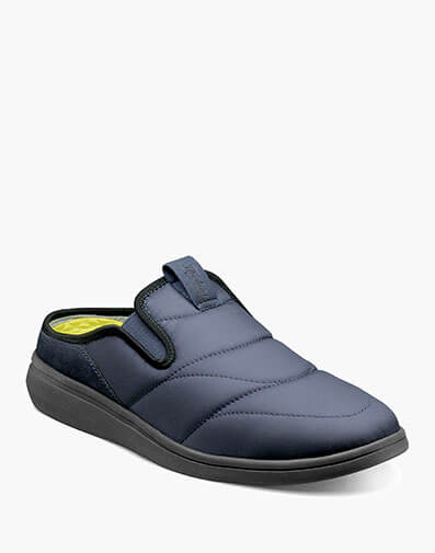 Java Plain Toe Clog in Navy for $100.00 dollars.