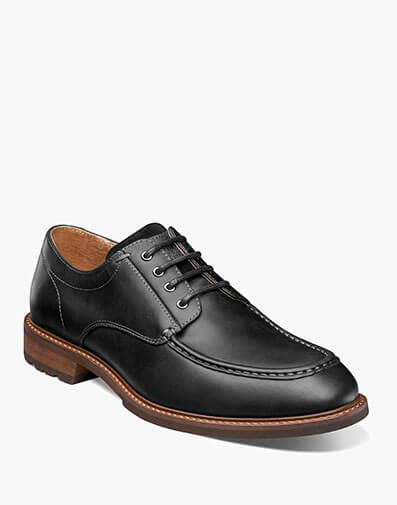 Lodge Moc Toe Oxford in Black Waxy for $160.00 dollars.