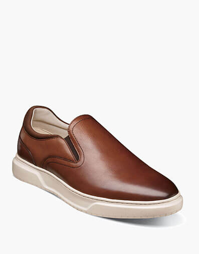 Premier Plain Toe Slip On Sneaker in Cognac for $170.00 dollars.