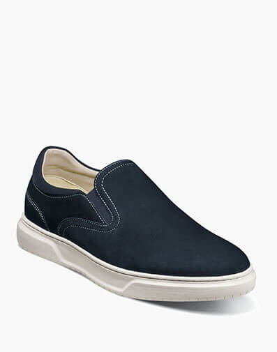 Premier Plain Toe Slip On Sneaker in Navy for $170.00 dollars.