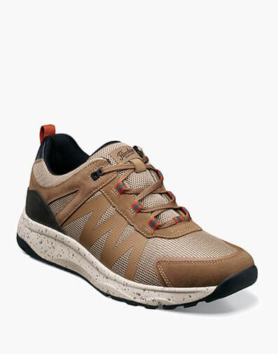 Tread Lite Mesh Moc Toe Lace Up Sneaker in Tan for $129.99 dollars.