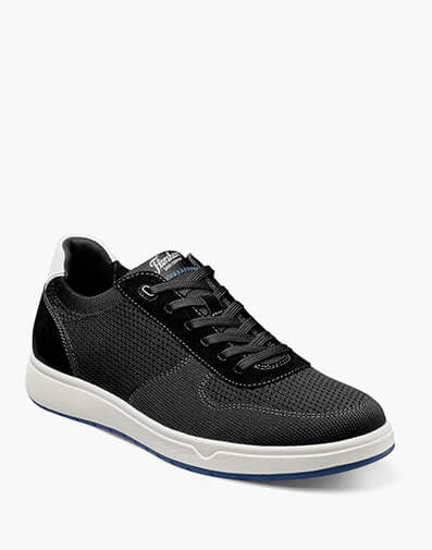 Heist Knit 6-Eye Lace To Toe Sneaker in Black w/White for $170.00 dollars.