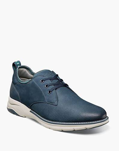 Frenzi Perf Toe Oxford in Navy Nubuck for $180.00 dollars.