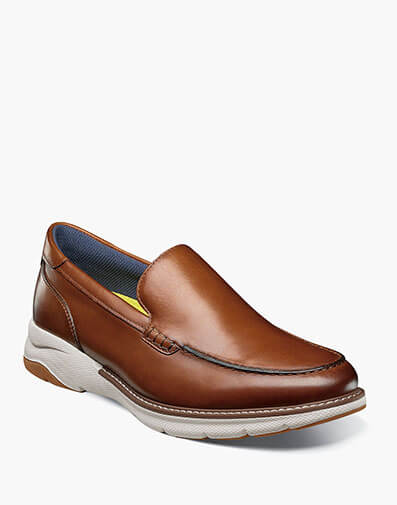 Frenzi Moc Toe Venetian Loafer in Cognac for $180.00 dollars.