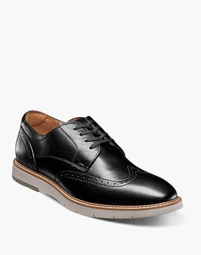 Vibe Wingtip Oxford in Black Multi for $180.00 dollars.