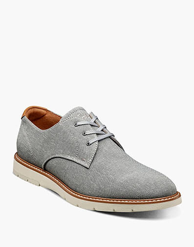 Vibe Canvas Plain Toe Oxford in Gray for $140.00 dollars.