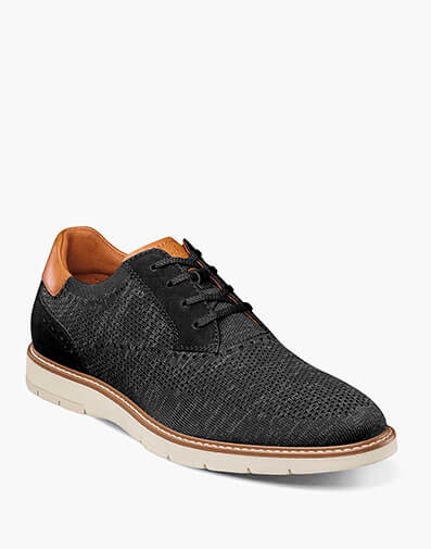 Vibe Knit Plain Toe Oxford in Black for $160.00 dollars.