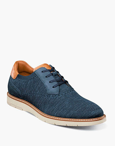 Vibe Knit Plain Toe Oxford in Navy for $160.00 dollars.