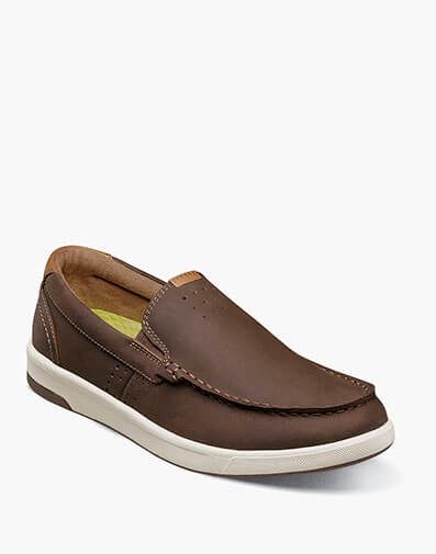 Crossover Moc Toe Slip On Sneaker in Brown for $170.00 dollars.
